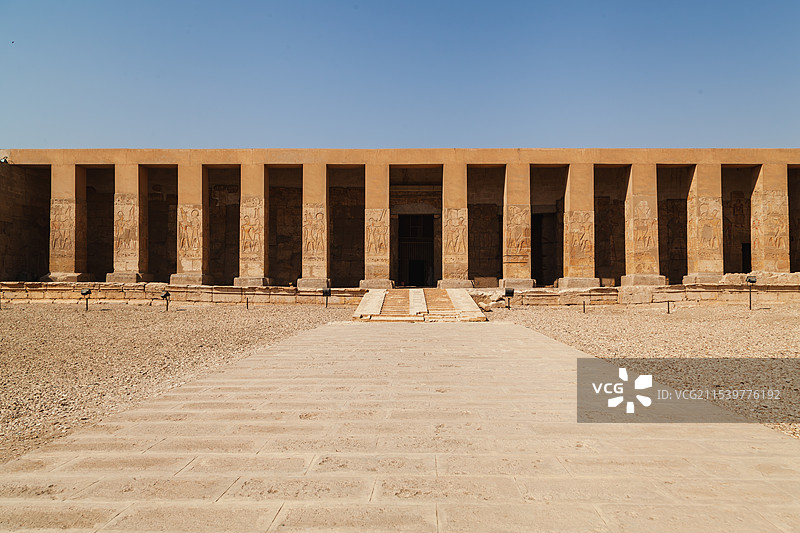 埃及卢克索阿拜多斯神庙图片素材
