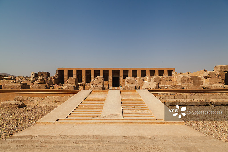 埃及卢克索阿拜多斯神庙图片素材