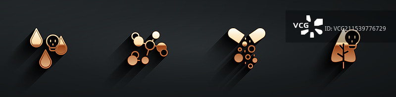 酸雨的化学公式中毒药丸和图片素材