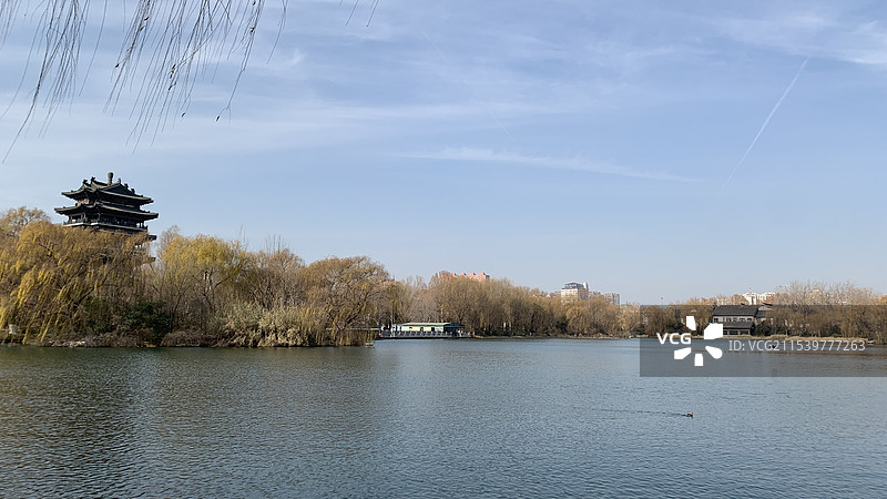 大明湖畔图片素材