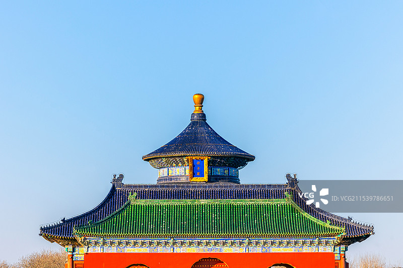 北京天坛公园祈年殿古代皇家建筑图片素材