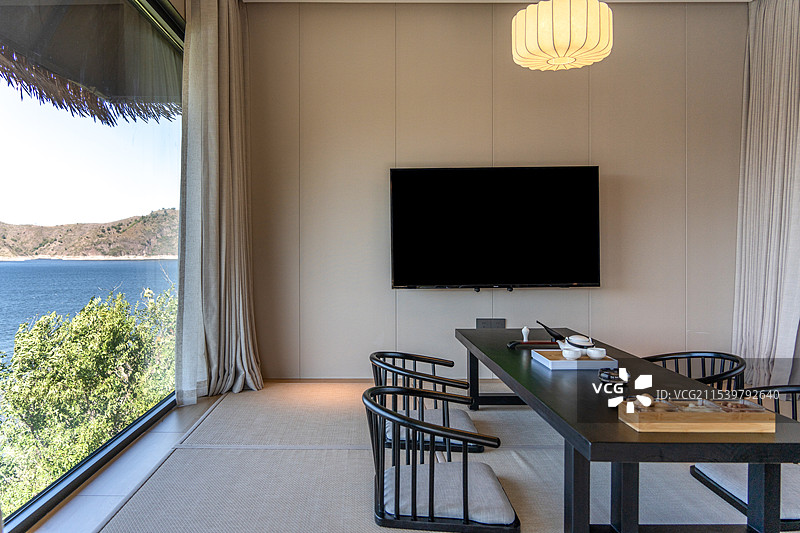 室内休闲桌椅图片素材