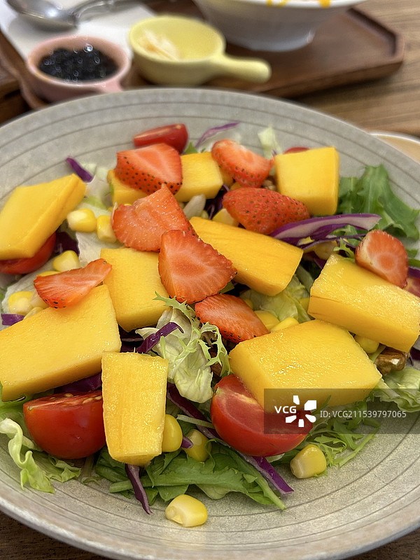 日常水果沙拉植物图片素材