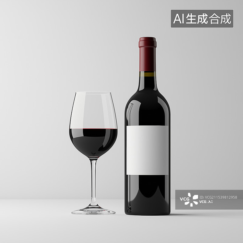 【AI数字艺术】红酒品鉴时刻图片素材