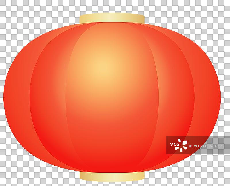 肌理插画 国潮风红色灯笼元素图片素材