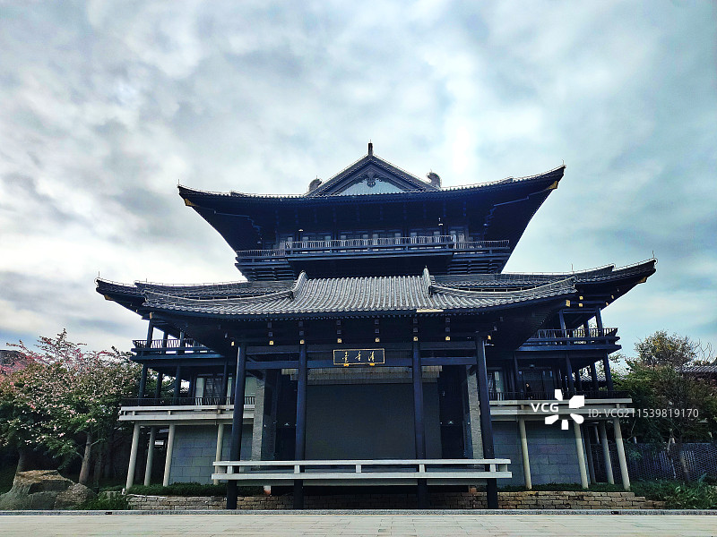 广州文化馆曲艺园清音台图片素材