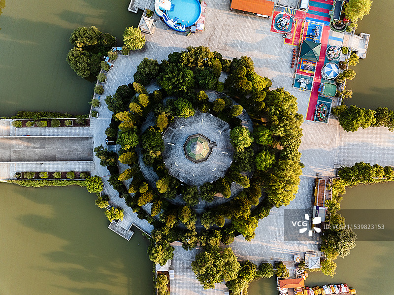 中国广东省佛山市三水区河口文塔公园图片素材