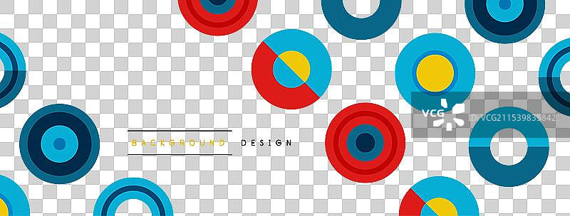 带有圆形对称网格的抽象背景图片素材