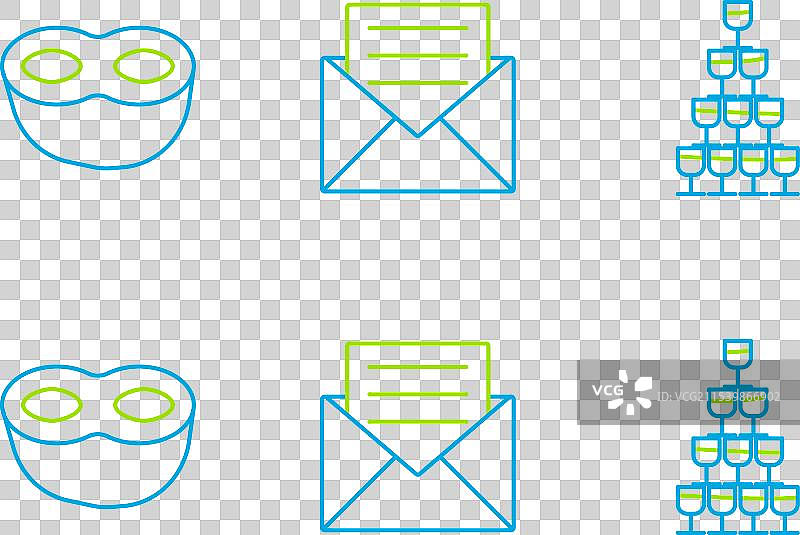 酒杯整齐叠成金字塔形状图片素材