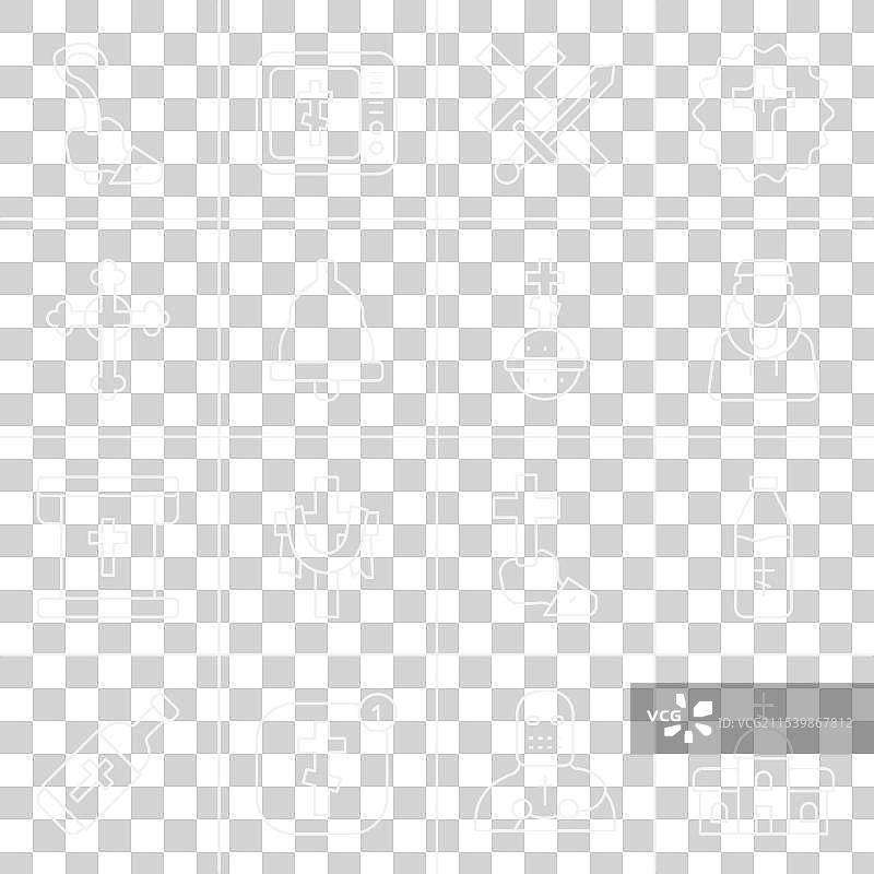 教堂建筑旁的排队和尚与圣水瓶图片素材