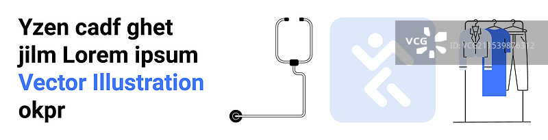 医疗设备与积极生活方式主题图片素材