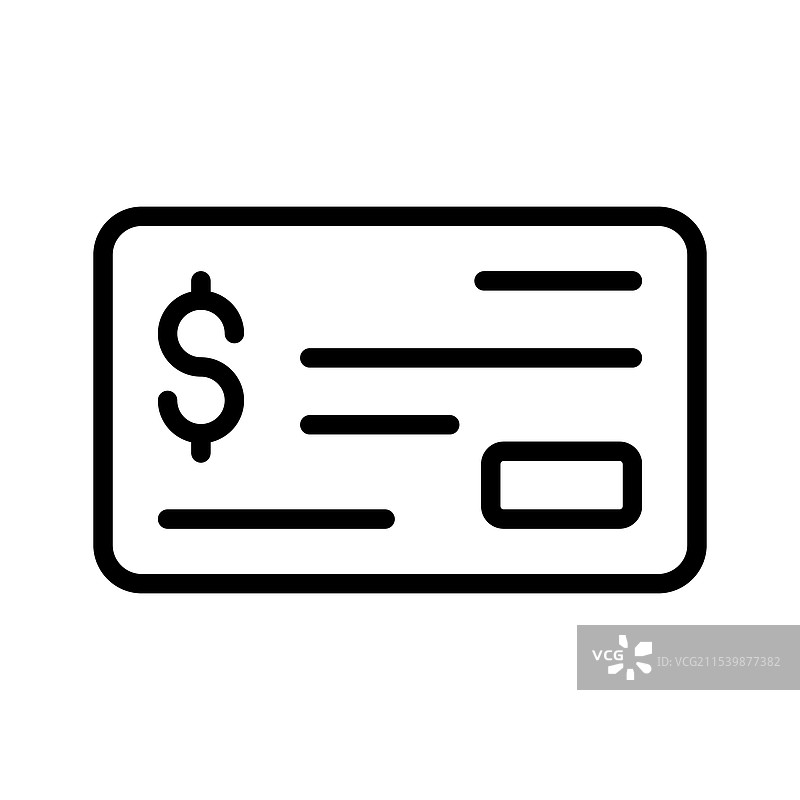 银行支票图片素材