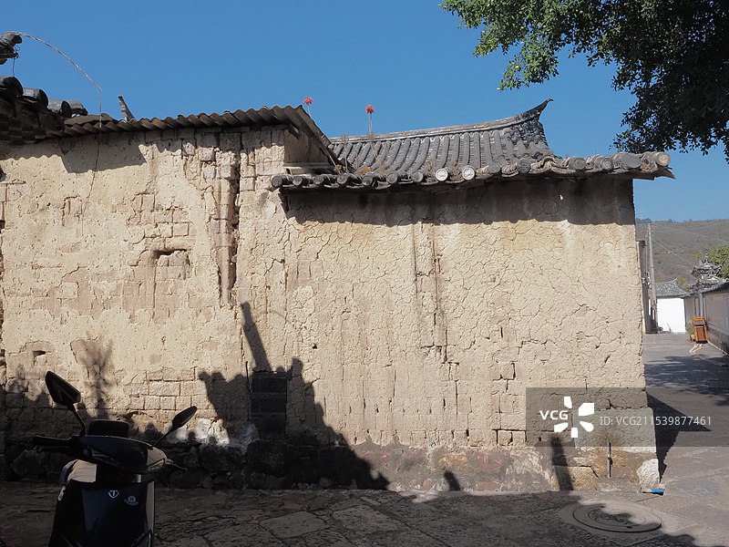 红河建水团山古村景区图片素材