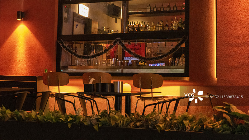 路边酒吧图片素材