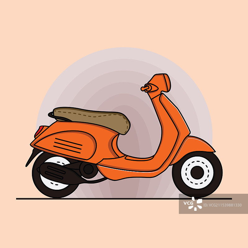 摩托车维斯帕图片素材