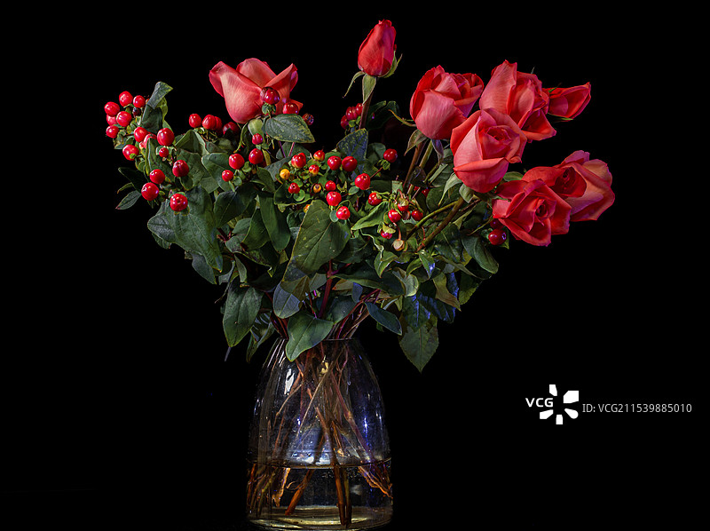 花瓶和花束图片素材