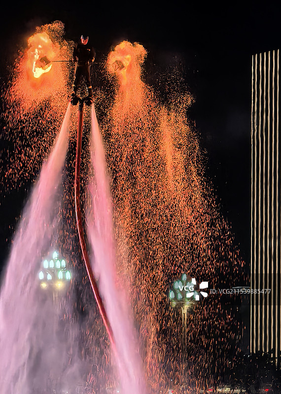 火壶表演图片素材