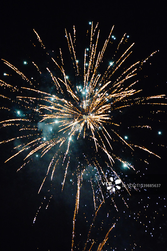 日照桃花岛烟火晚会图片素材