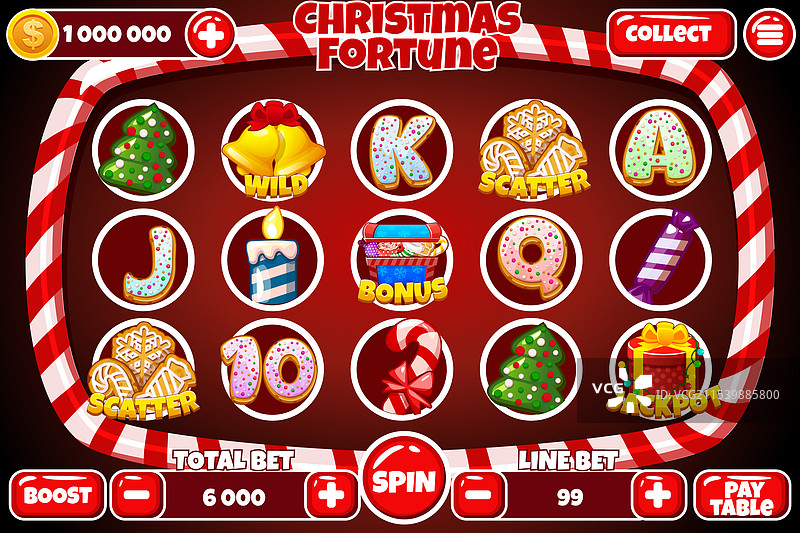 赌场老虎机游戏用户界面设计 赌博图片素材