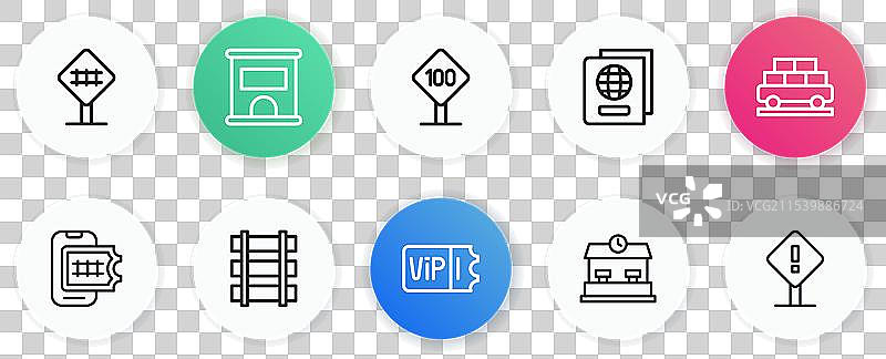 在线货运列车车厢票务设置图片素材