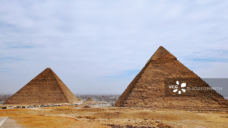 金字塔和狮身人面像图片素材