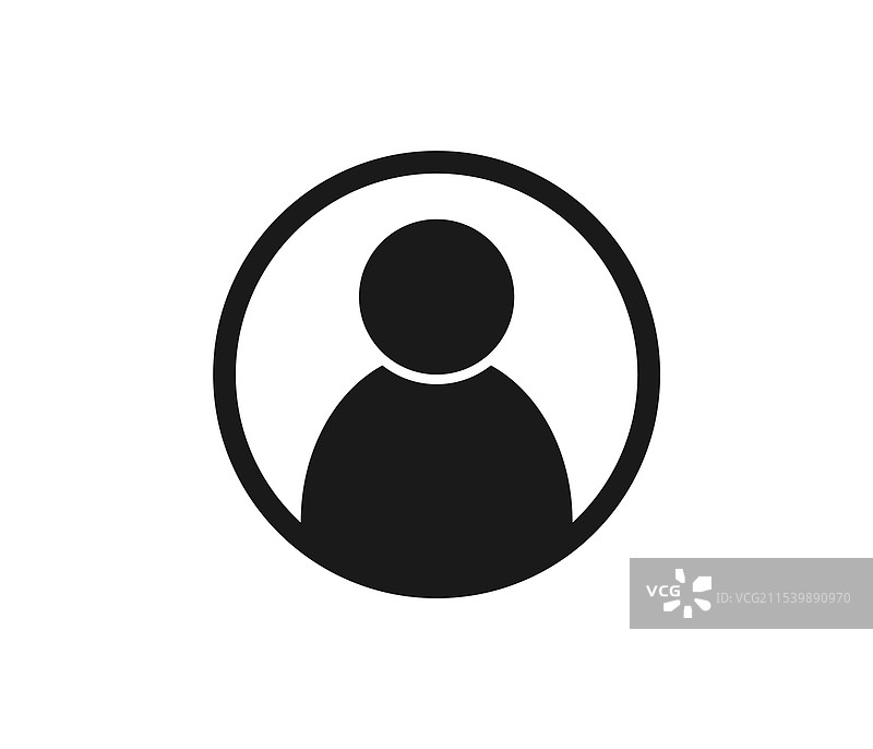 用户账户图标，圆形头像图片素材