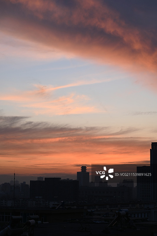 傍晚的夕阳图片素材