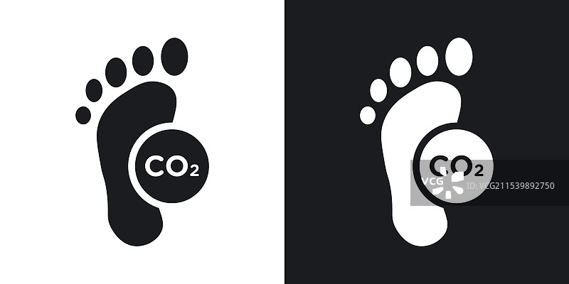 碳足迹图标图片素材