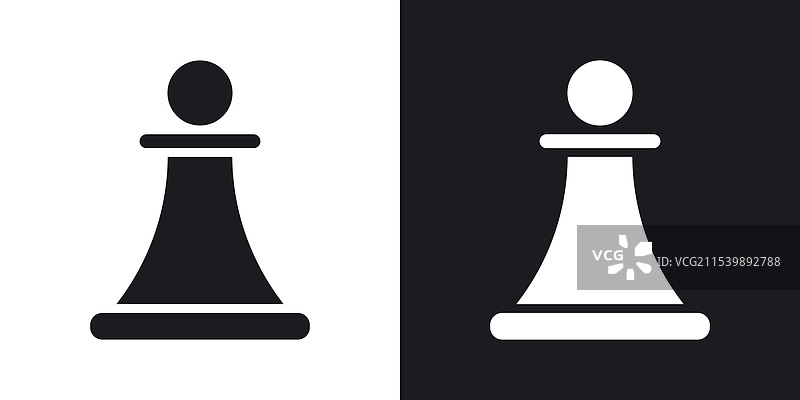 国际象棋兵图标图片素材