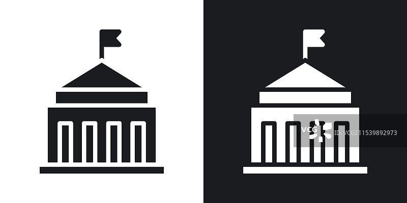 市政厅建筑图标图片素材