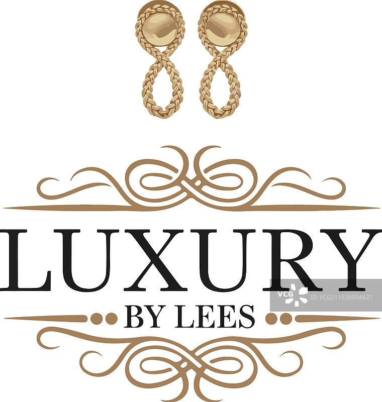 耳环业务的标志图片素材