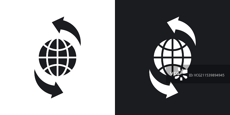 进出口图标图片素材