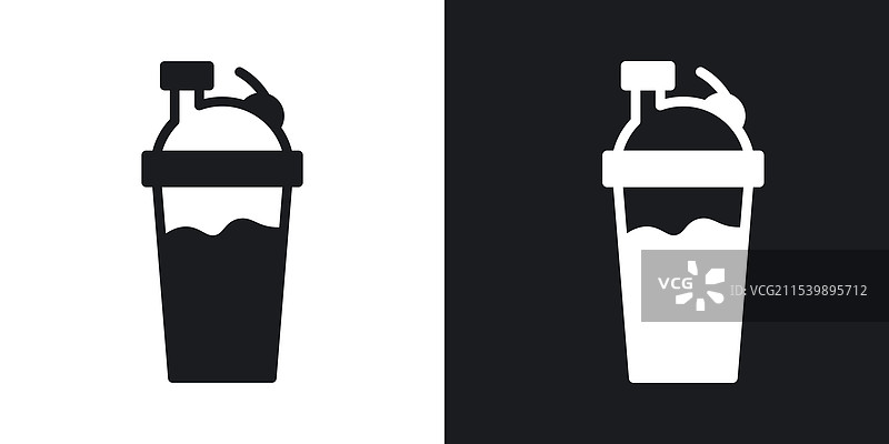 蛋白质奶昔图标图片素材