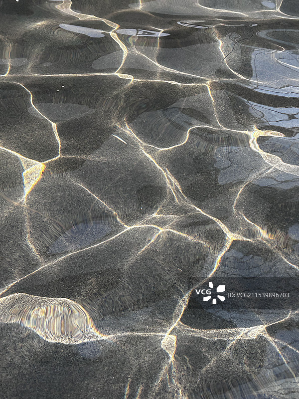 水波荡漾的全帧拍摄图片素材