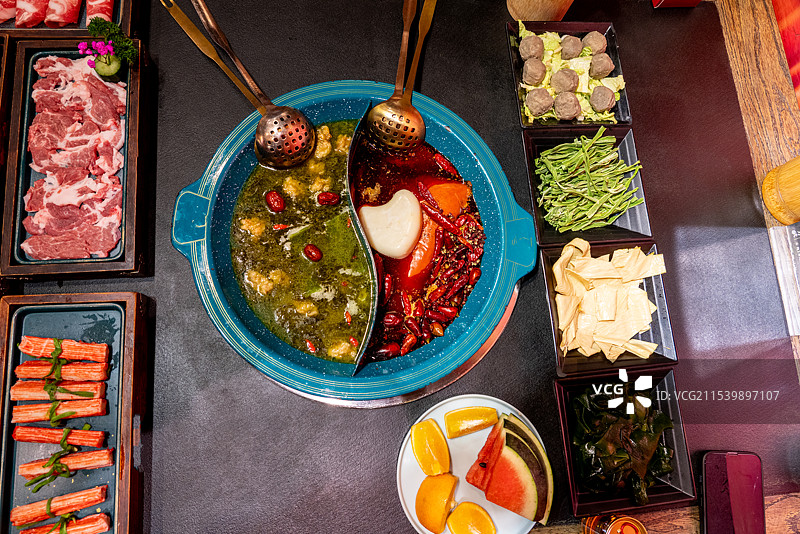 成都美食 火锅串串图片素材