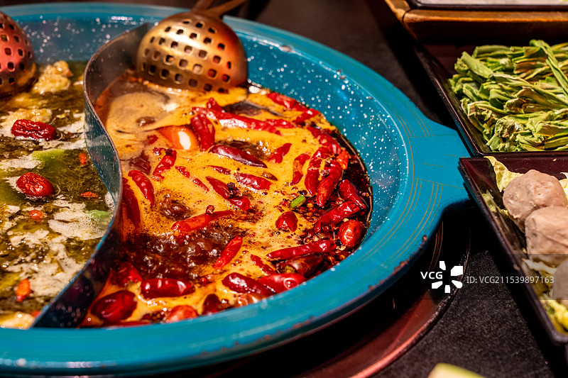 成都美食 火锅串串图片素材