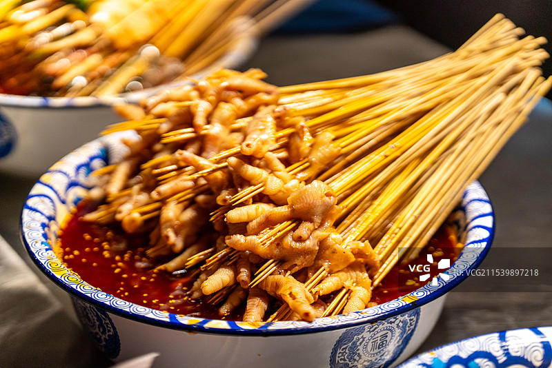 成都美食 火锅串串图片素材