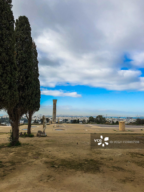 北非 突尼斯 迦太基遗址 历史遗迹图片素材