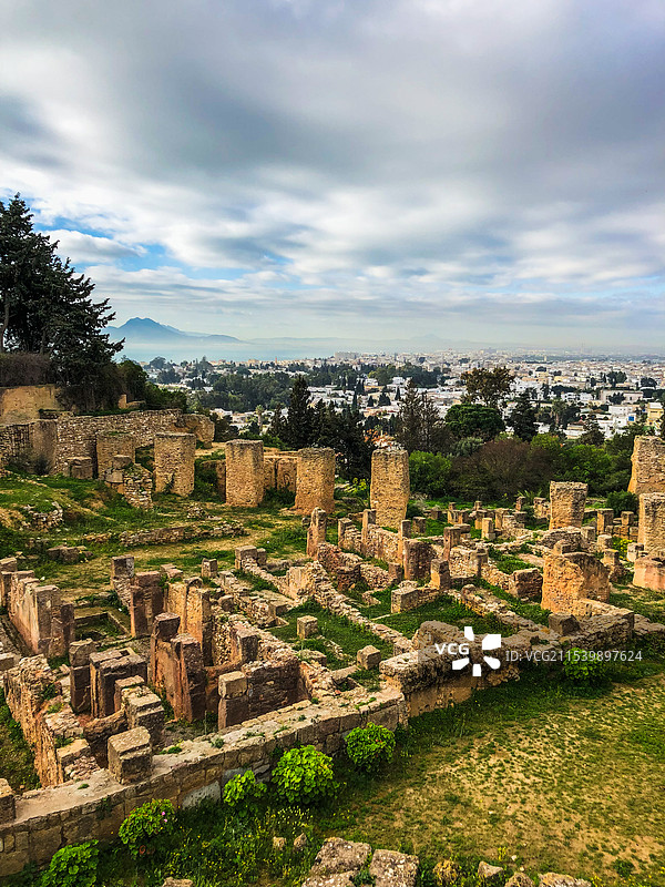 北非 突尼斯 迦太基遗址 历史遗迹图片素材