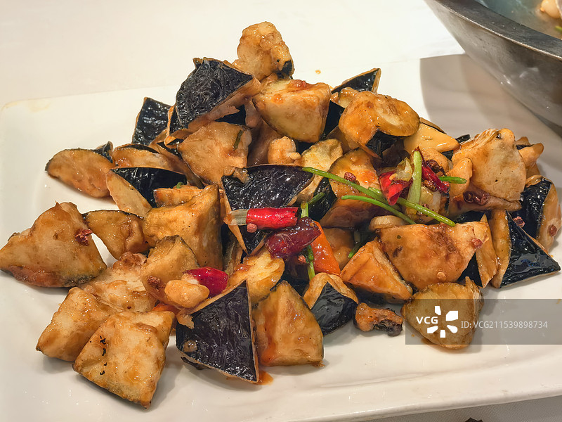风味茄子美食图片素材