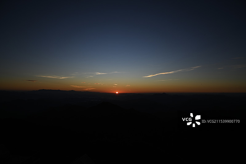 牵牛岗日出图片素材