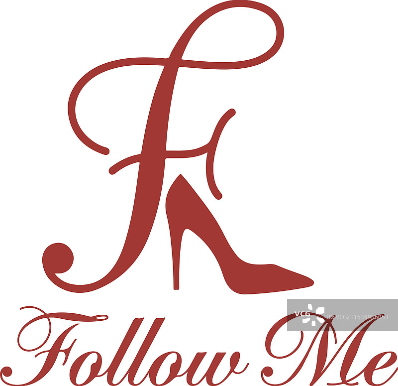 女性手袋和鞋店的标志图片素材