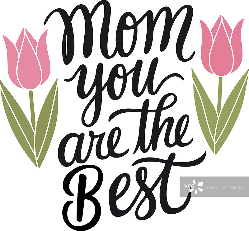 妈妈，你是最棒的 T 恤排版设计艺术图片素材