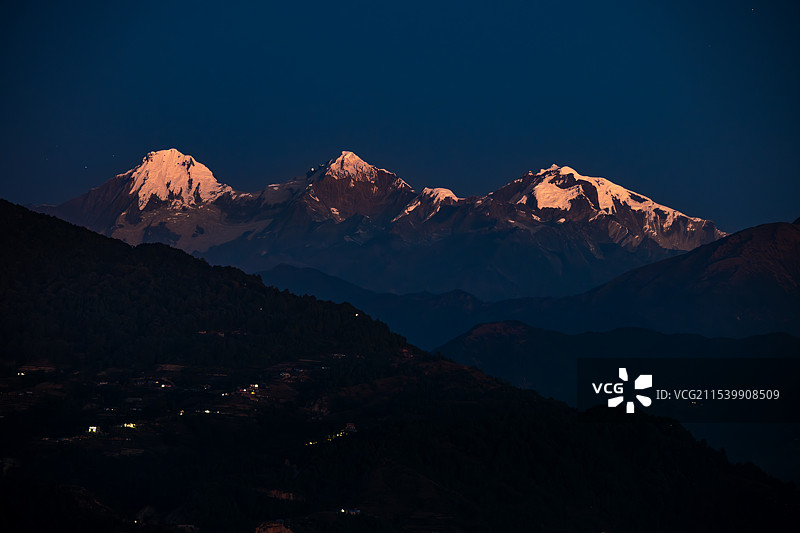 喜玛拉雅山脉图片素材
