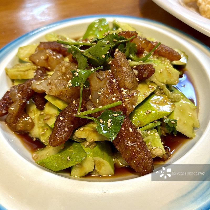 老醋蛰头图片素材