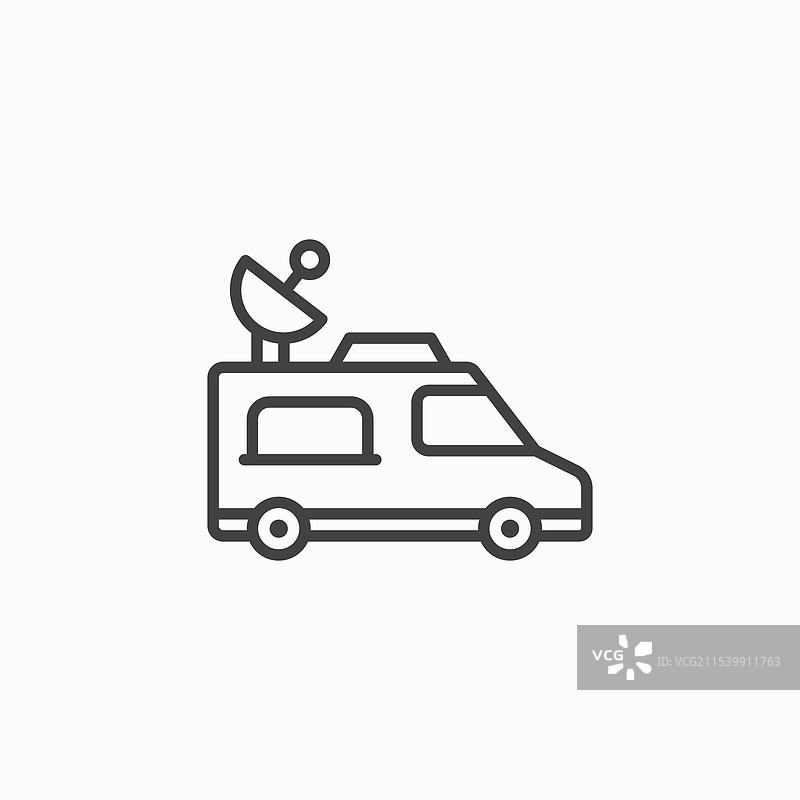 广播车图标图片素材