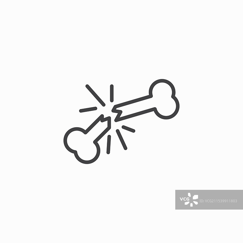骨折图标图片素材