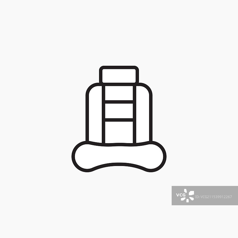 汽车座椅图标图片素材