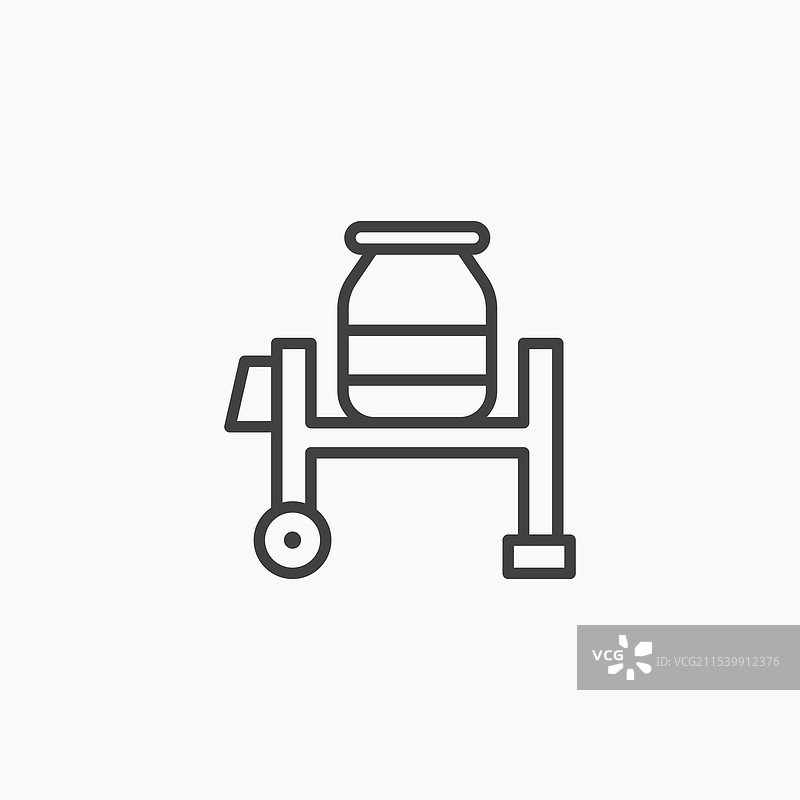 水泥搅拌机图标图片素材