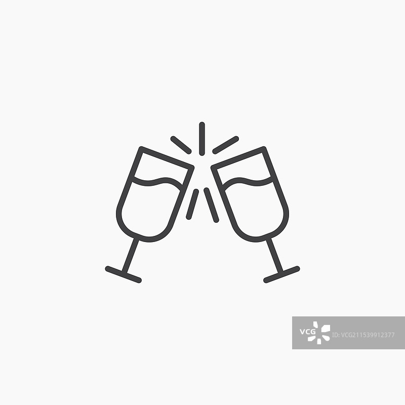 香槟杯图标图片素材